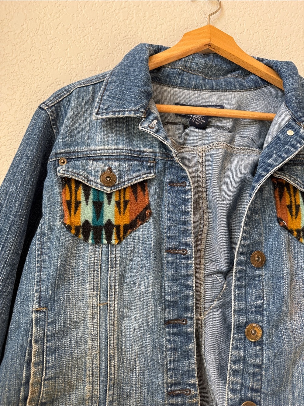 Denim Jacket Handmade Decorations - Picture 3 of 6